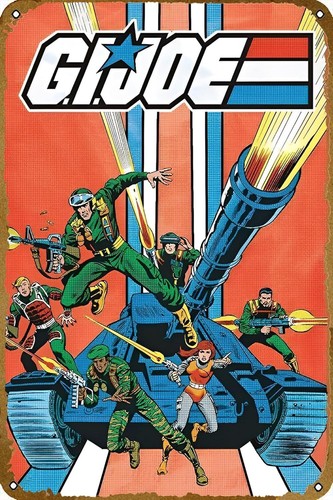 Vintage Collectible Tins - Gi Joe – Poster Tank Vintage