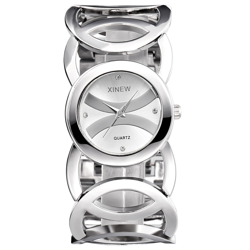 Vintage Watch Crystal - Jam tangan emas wanita merek mewah