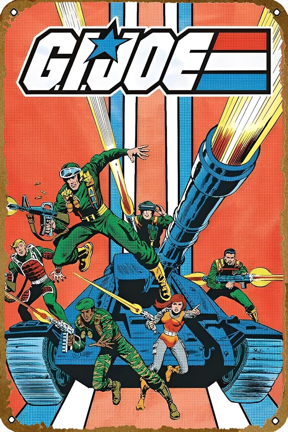 Vintage Collectible Tins - Gi Joe – Tank – Poster