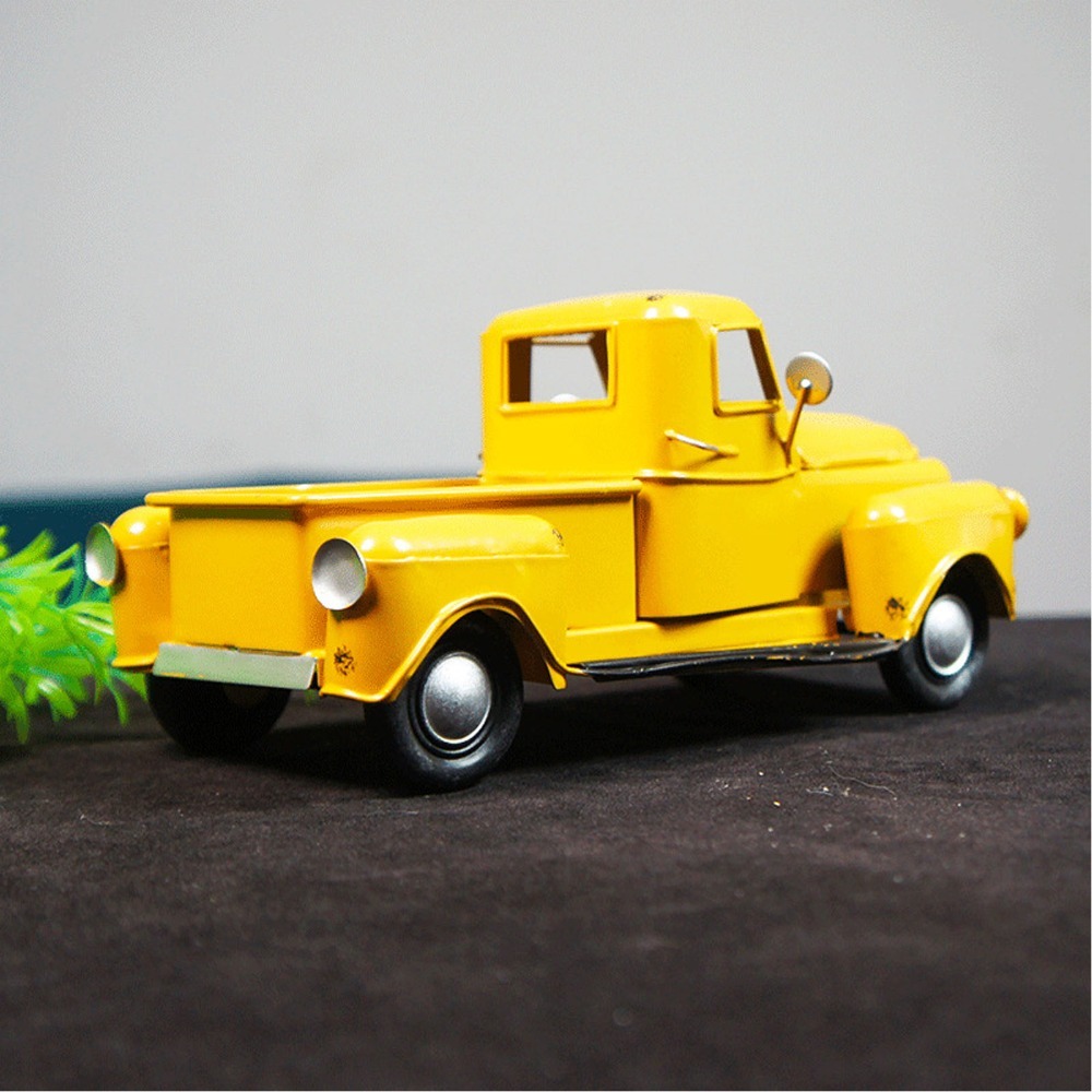 Vintage Collectible Trucks - Koleksi Kendaraan: Model Truk Pikap Besi,