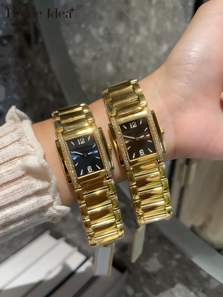 Vintage Watch Crystal - Jam Tangan Wanita Desain Klasik Fashion