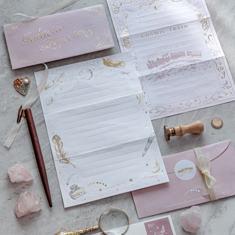 Collectible Vintage Greeting Cards - Seri Koleksi Puisi Bintang Bulan Bahan