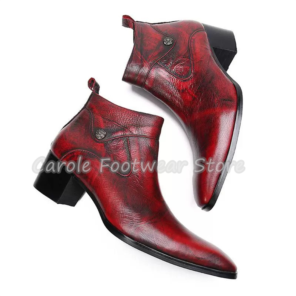 Vintage Zipper - Sepatu Bot Kulit Asli Model Vintage