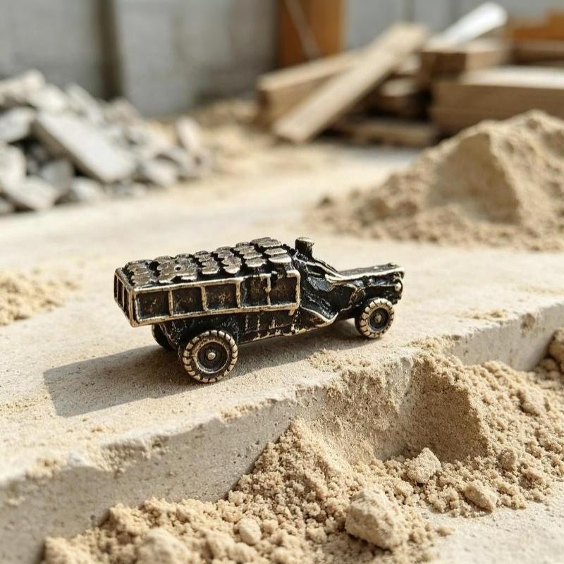 Vintage Collectible Trucks - 1/2/3/4/5Pcs Truk Miniatur Besi Desain Retro