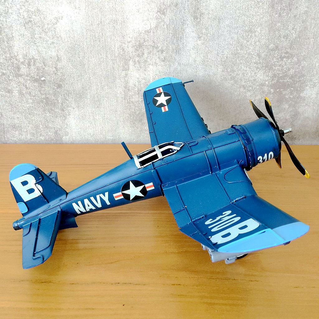 Vintage Collectible Tins - Vintage Ironwork Tin Airplane Model Kerajinan