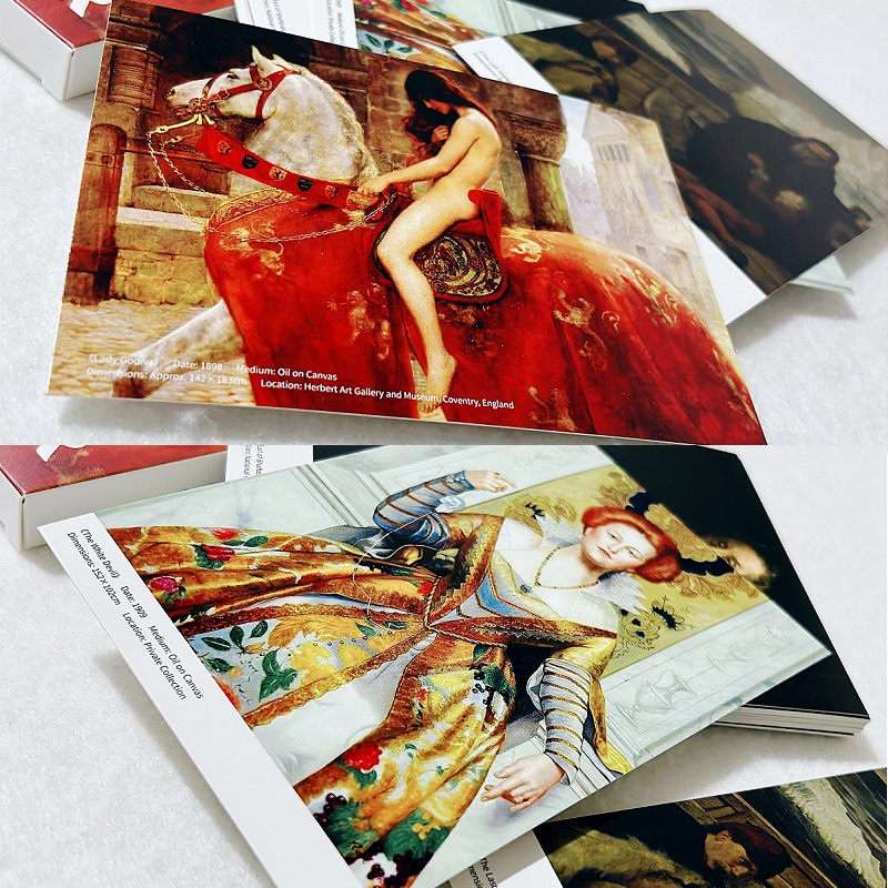 30 Buah Set Kartu Pos Lukisan  - Collectible Vintage Greeting Cards ulasan dan harga