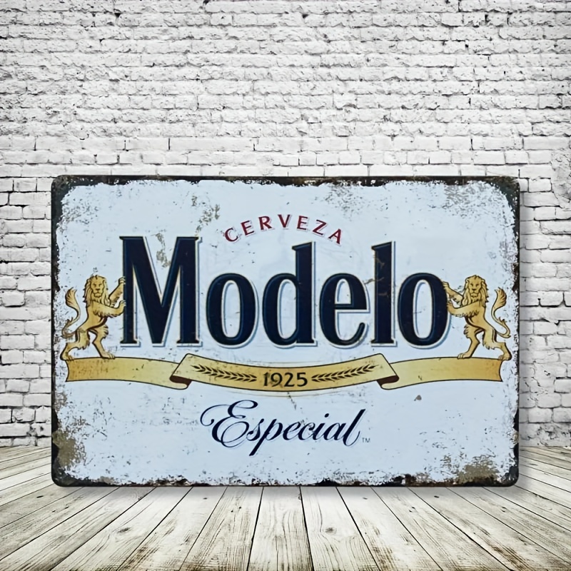 Papan Logo Bir Logam Vintage - - Vintage Collectible Tins ulasan dan harga