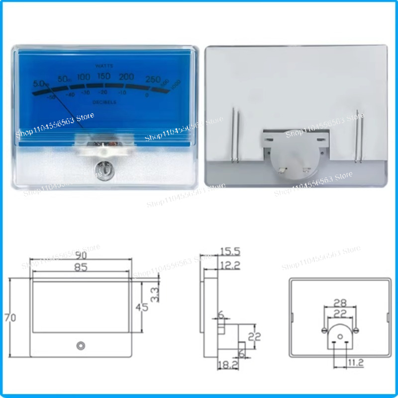 Pengukur Level VU TN-90 Tipe L - Analog Meter Gauge ulasan dan harga