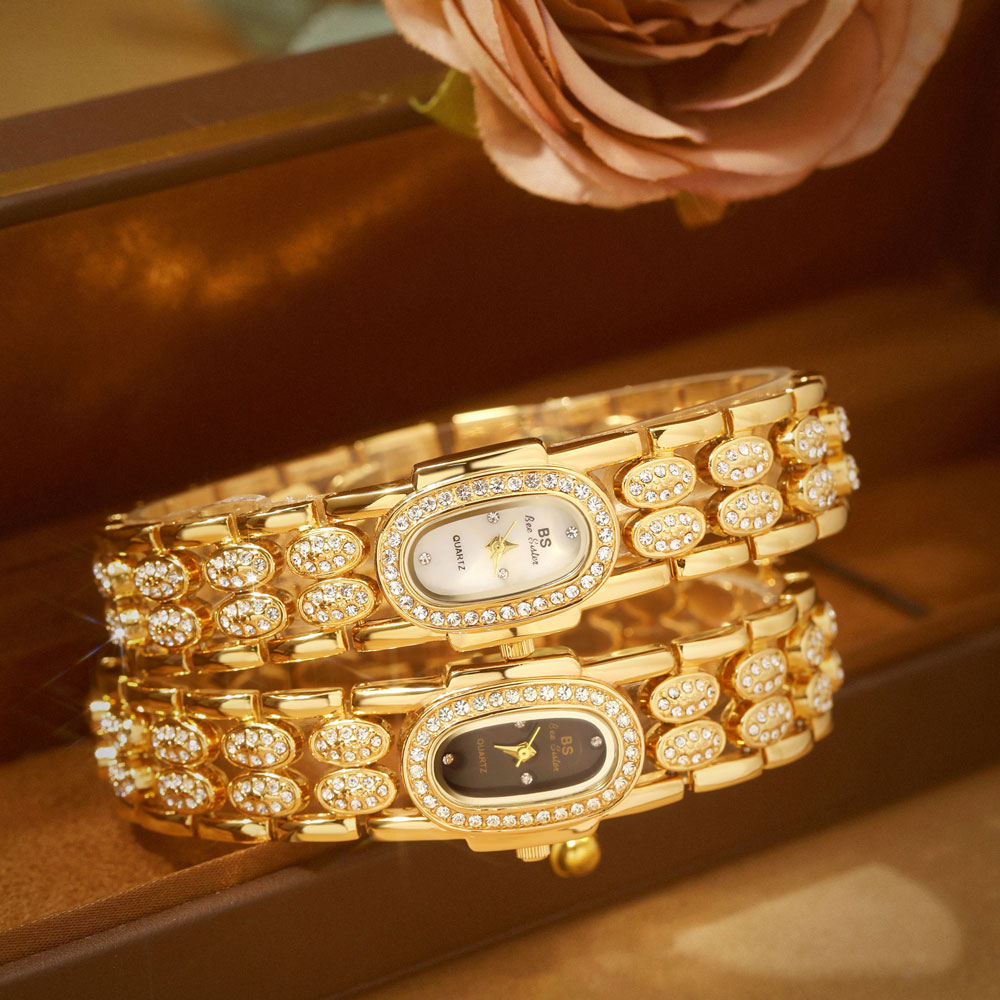 Jam Tangan Modis Gelang Emas J - Vintage Watch Crystal ulasan dan harga