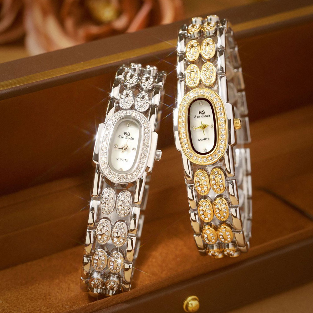 Jam Tangan Modis Gelang Emas J - Vintage Watch Crystal ulasan dan harga