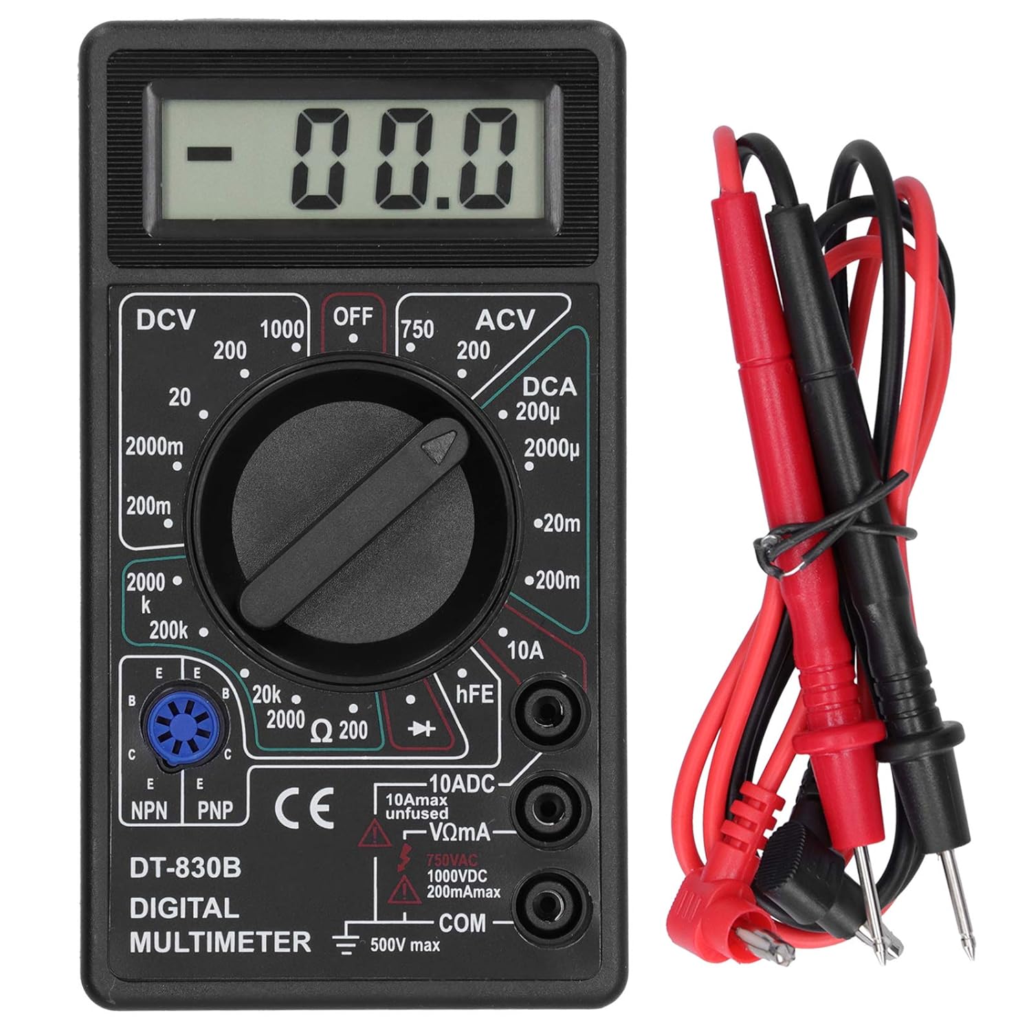 Penguji Multimeter Digital, DT - Analog Meter Gauge ulasan dan harga
