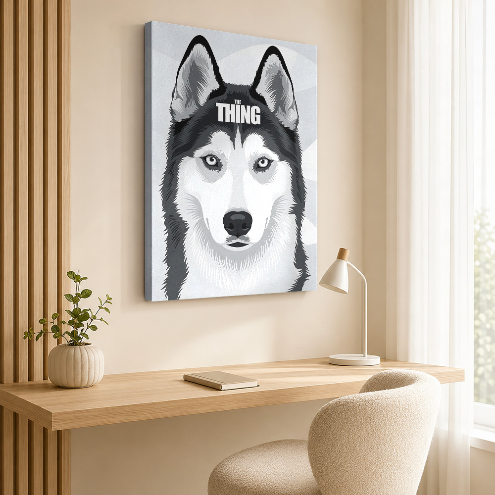 Poster Kanvas Film The Thing H - Collectible Vintage Photos ulasan dan harga