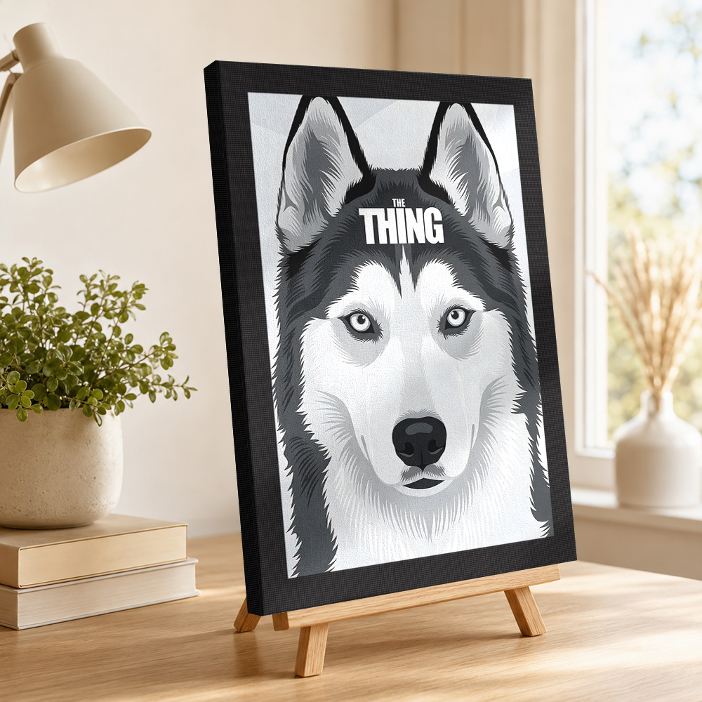 Poster Kanvas Film The Thing H - Collectible Vintage Photos ulasan dan harga