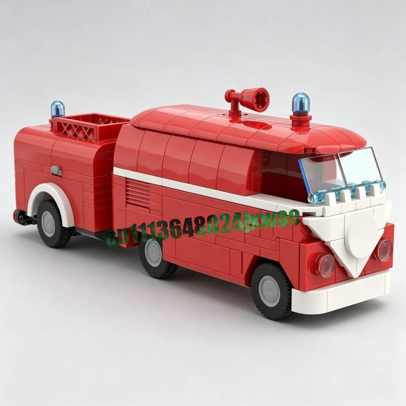 369PCS MOC Truk Pemadam Kebaka - Vintage Collectible Trucks ulasan dan harga
