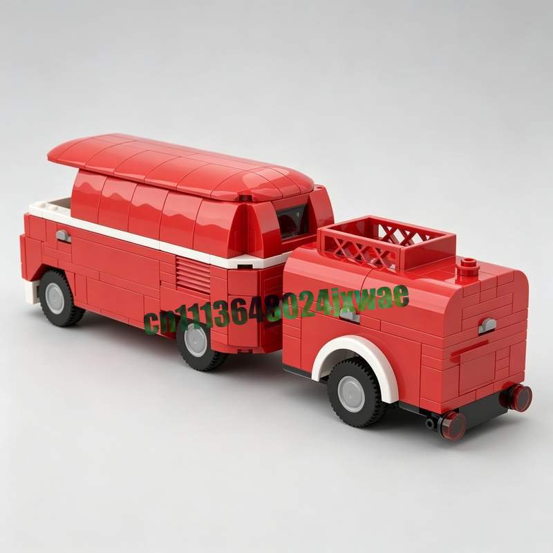 369PCS MOC Truk Pemadam Kebaka - Vintage Collectible Trucks ulasan dan harga