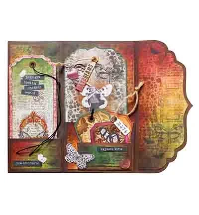 Koleksi Grunge Kupu-kupu Vinta - Collectible Vintage Greeting Cards ulasan dan harga