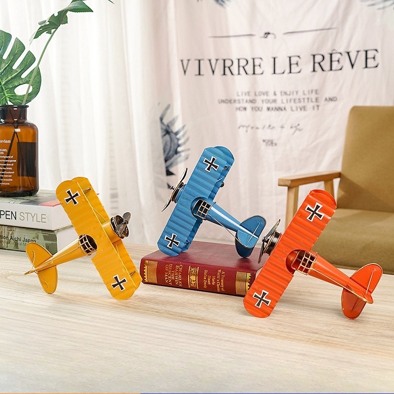 Model Pesawat Logam Retro Vint - Vintage Collectible Tins ulasan dan harga