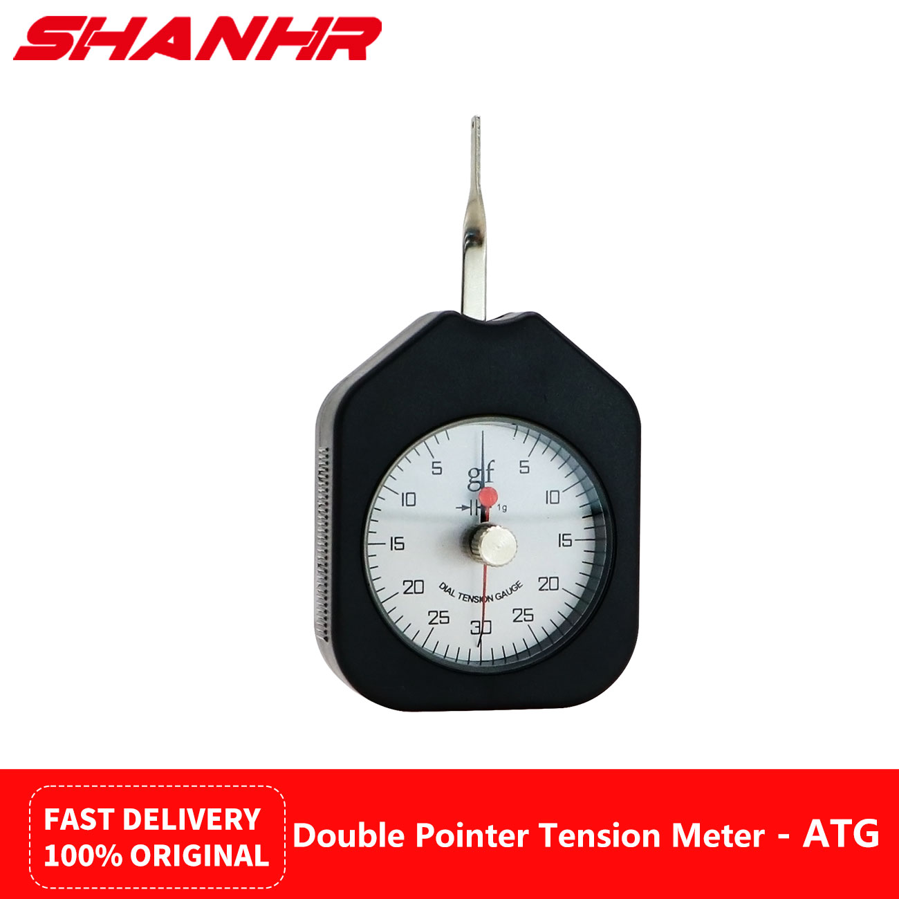 Alat Ukur Gaya Tarik SHANHR AT - Analog Meter Gauge ulasan dan harga