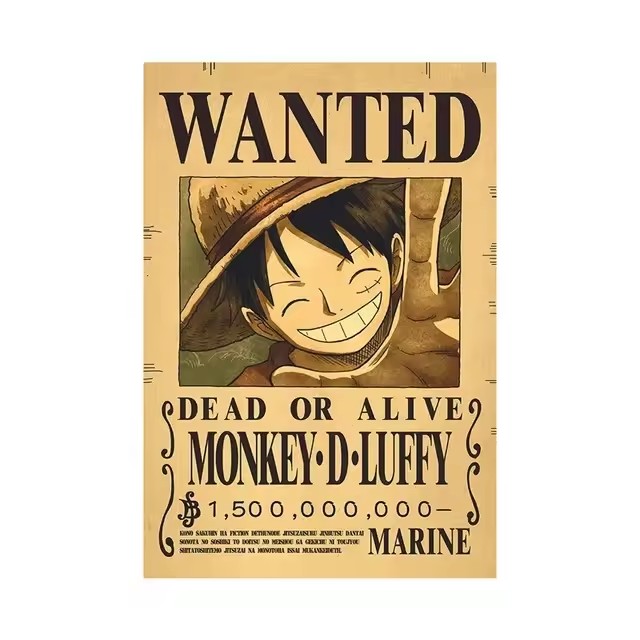 Poster Anime One Piece Bounty  - Vintage Toy Collector ulasan dan harga