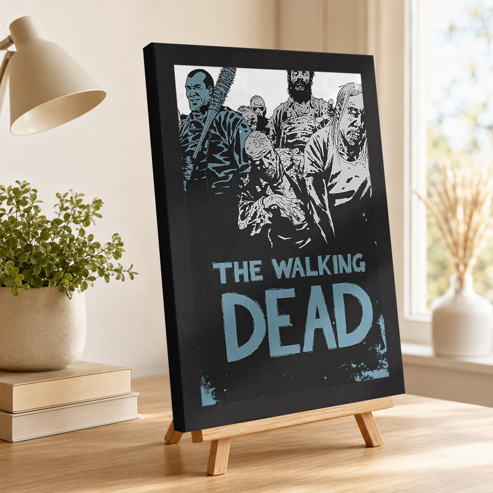 Poster Kanvas The Walking Dead - Collectible Vintage Photos ulasan dan harga