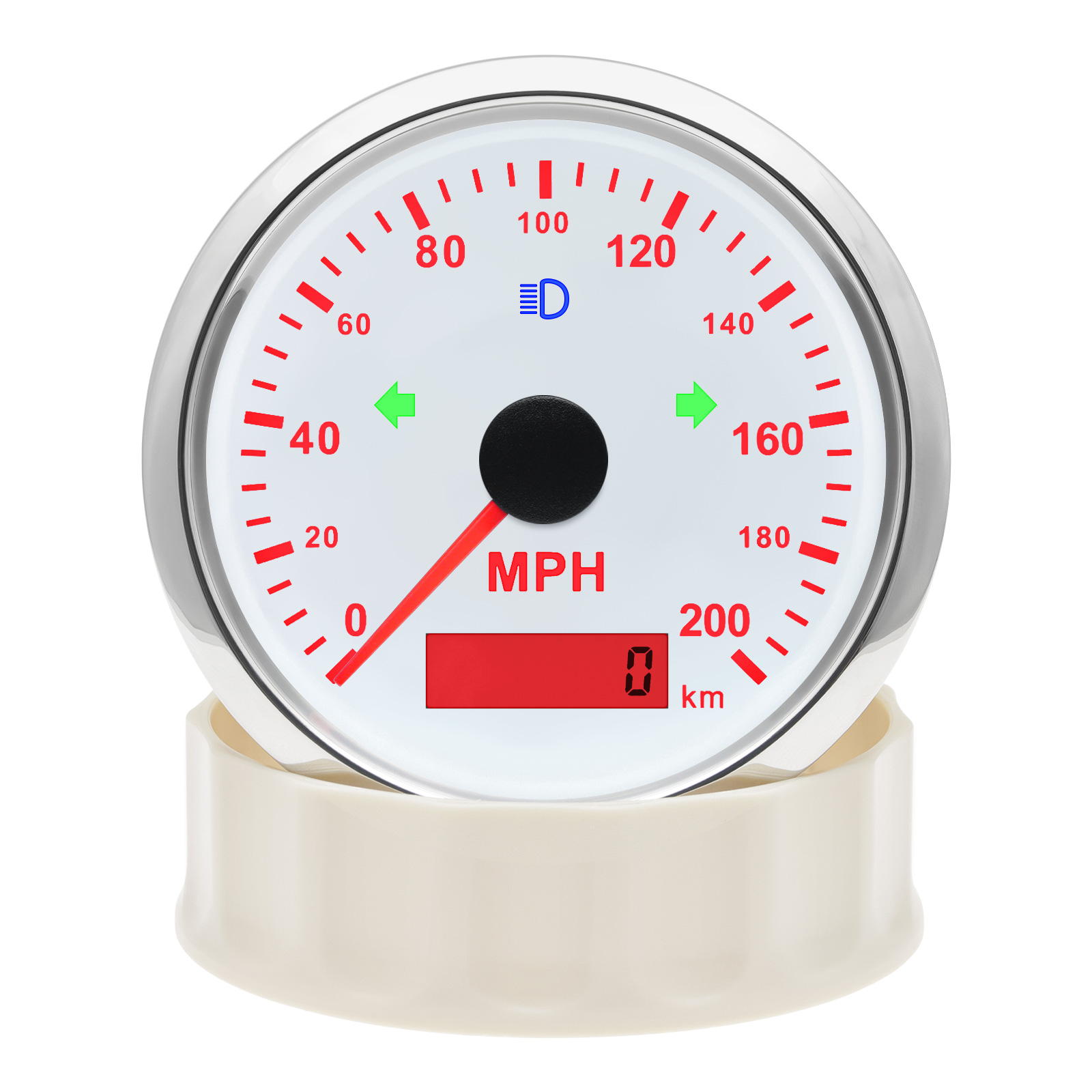 125 200 MPH KMH 85mm Speedomet - Analog Meter Gauge ulasan dan harga