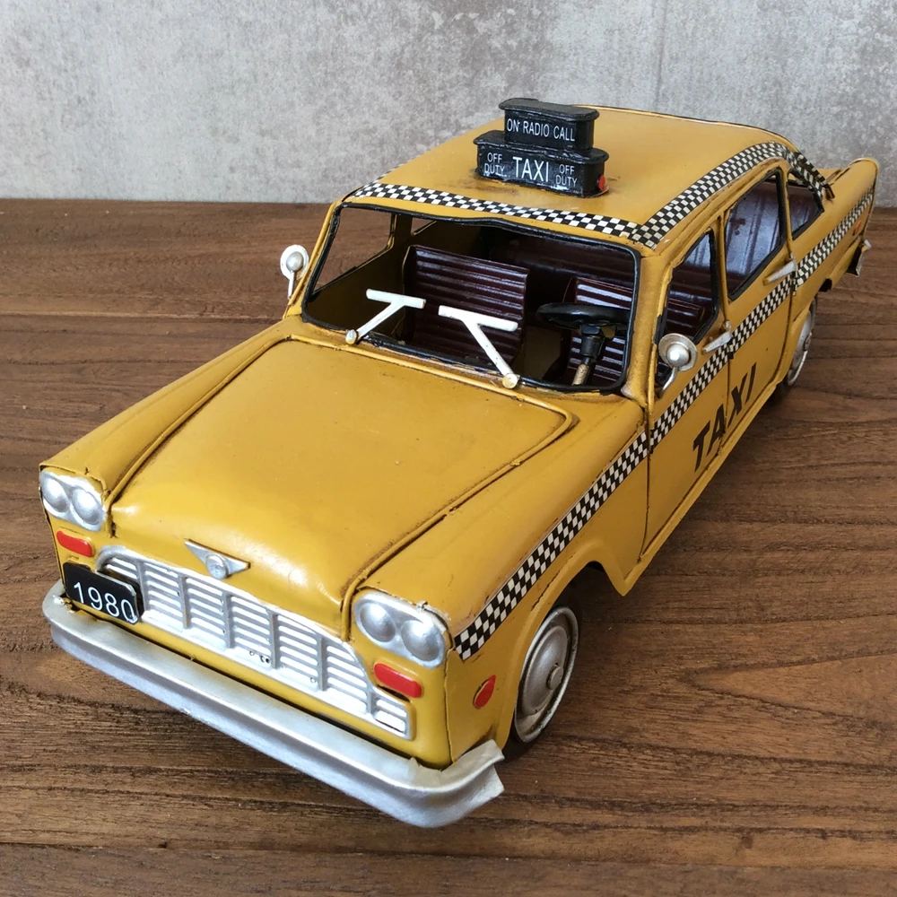 Model taksi Amerika klasik Old - Vintage Collectible Tins ulasan dan harga