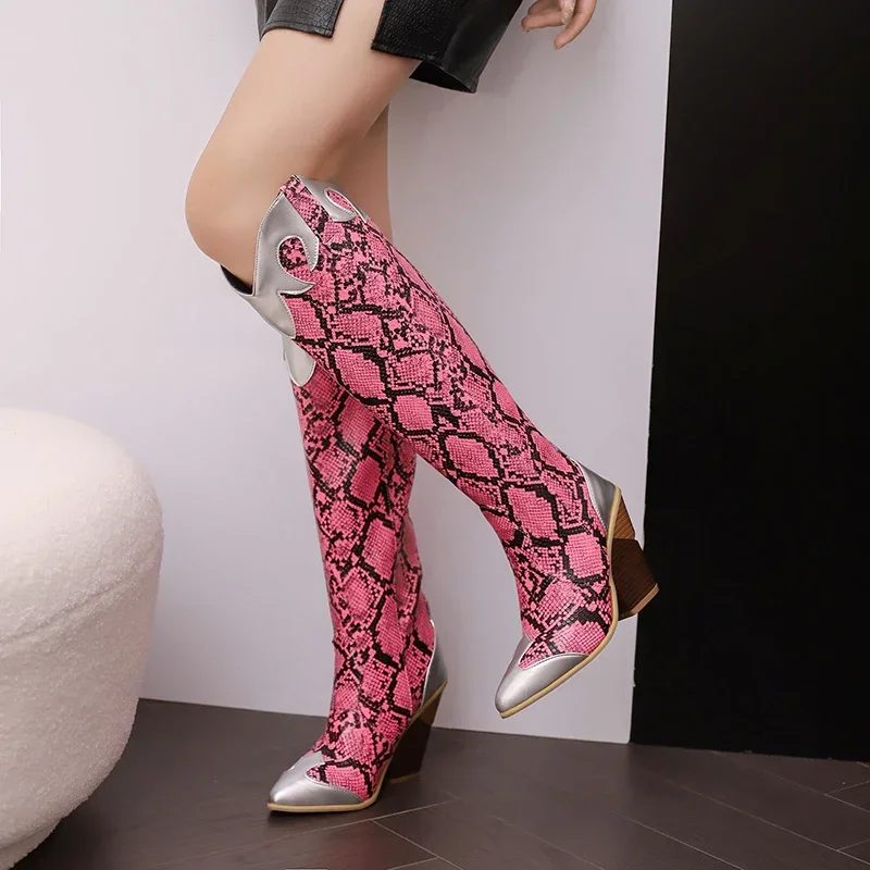Sepatu bot selutut wanita ukur - Vintage Zipper ulasan dan harga