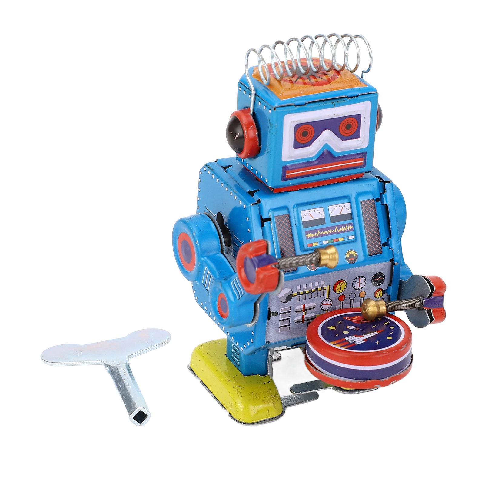 Robot Jam Otomatis Kreatif Bua - Vintage Collectible Tins ulasan dan harga