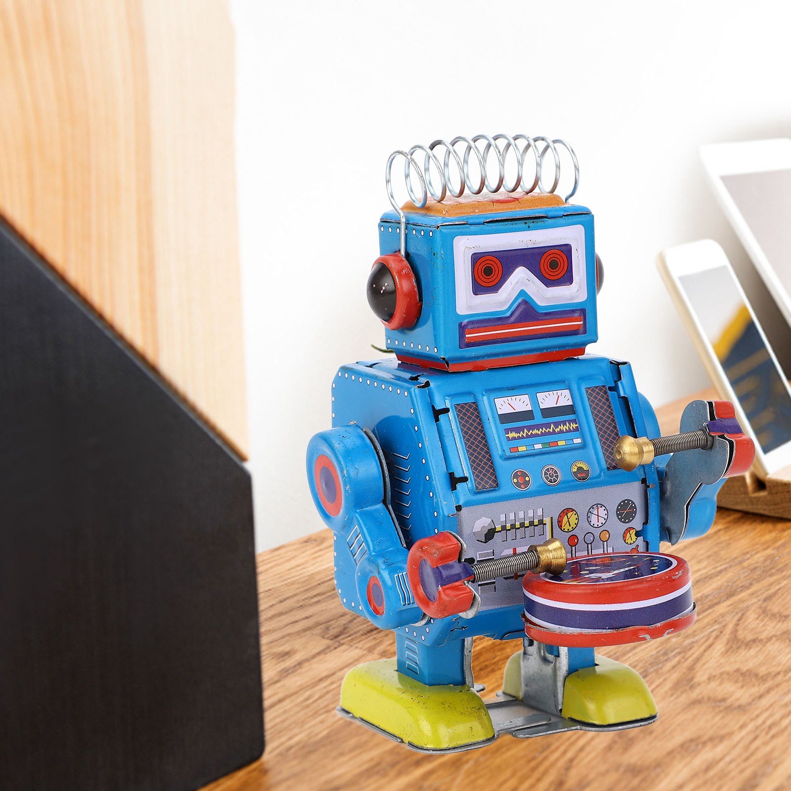 Robot Jam Otomatis Kreatif Bua - Vintage Collectible Tins ulasan dan harga